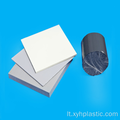 Baltas 2 mm storio plastikinis PVC lakštas